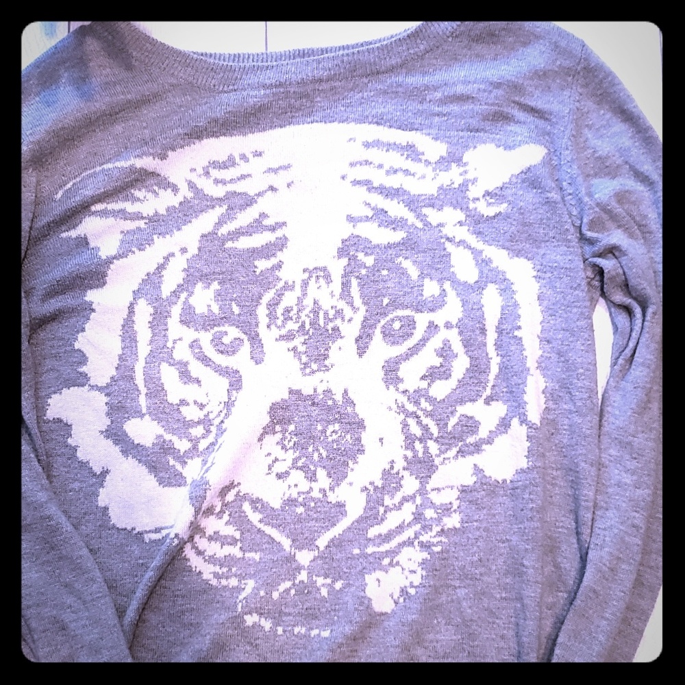 Girls lion sweater